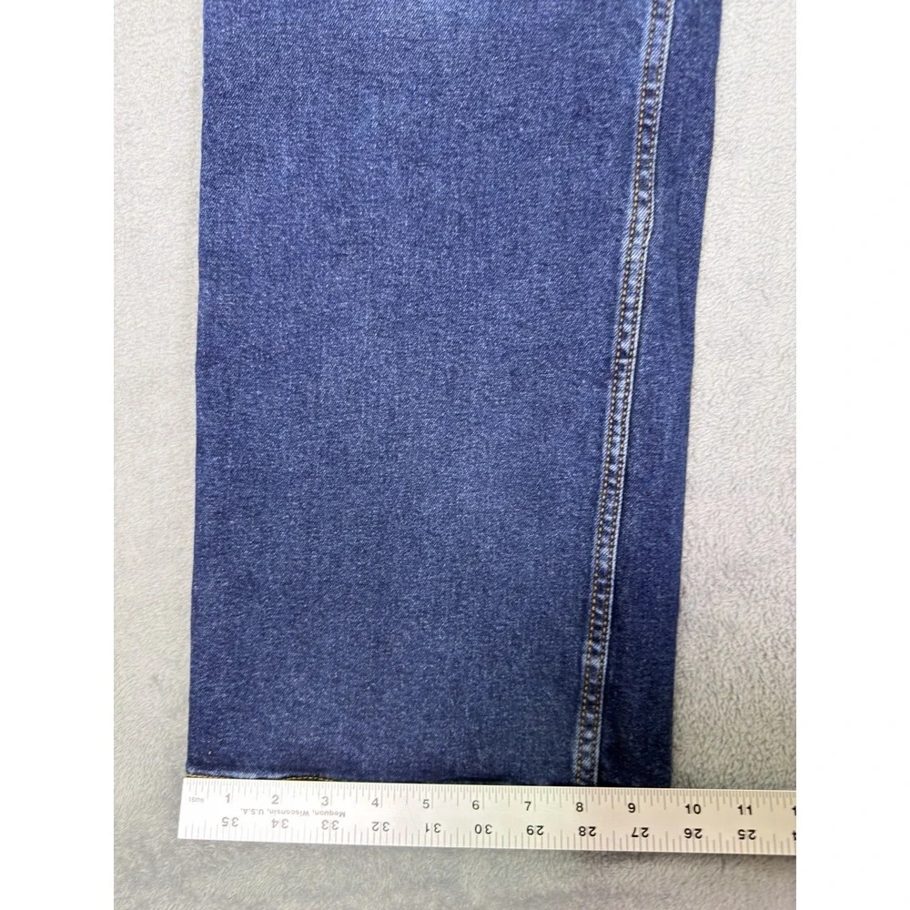 Old Navy Jeans Mens 42x32 Blue Bootcut Dark Wash Regular Fit Built In‎ Flex